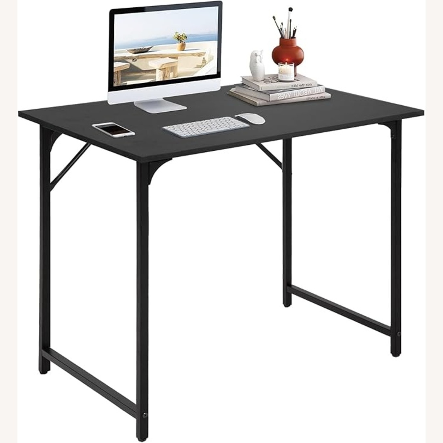 Amazon Black Wood Desk - image-5