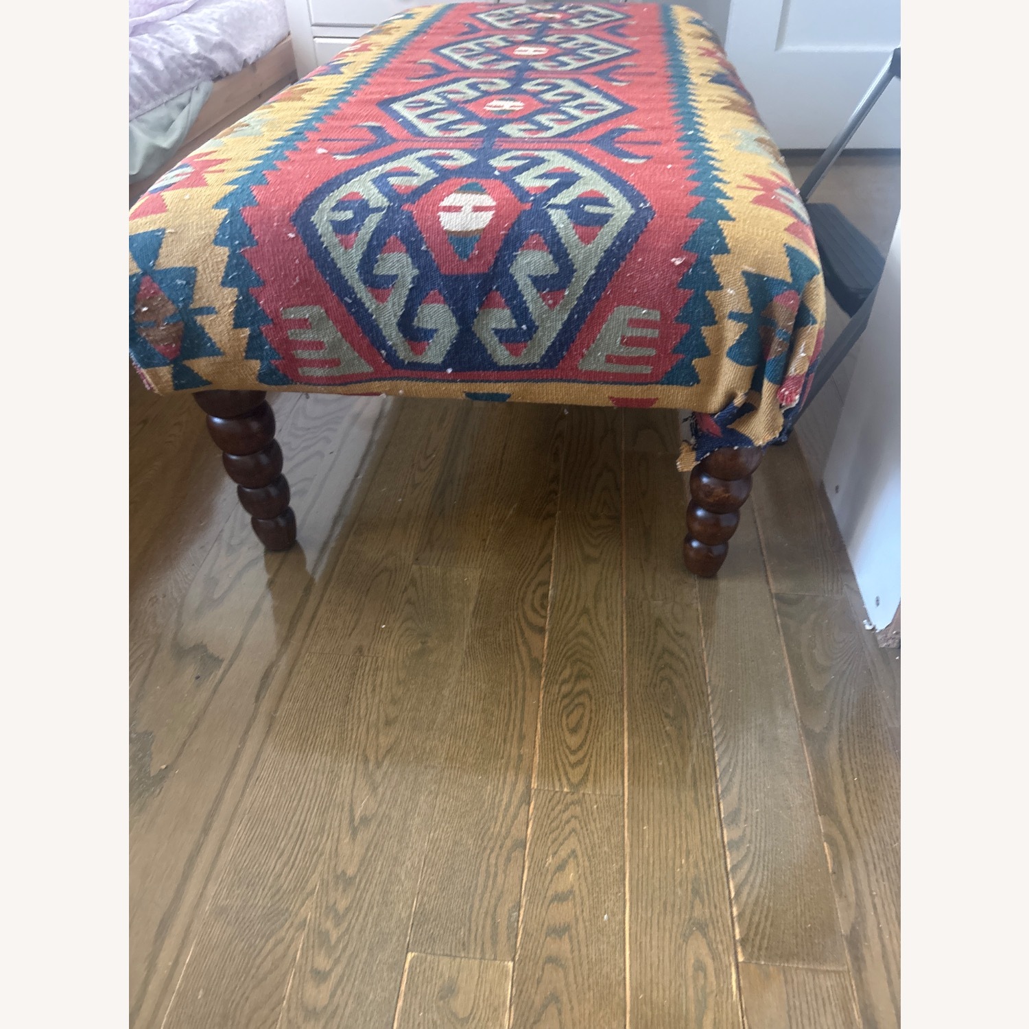 Vintage/Antique Fabric Loveseat - image-3