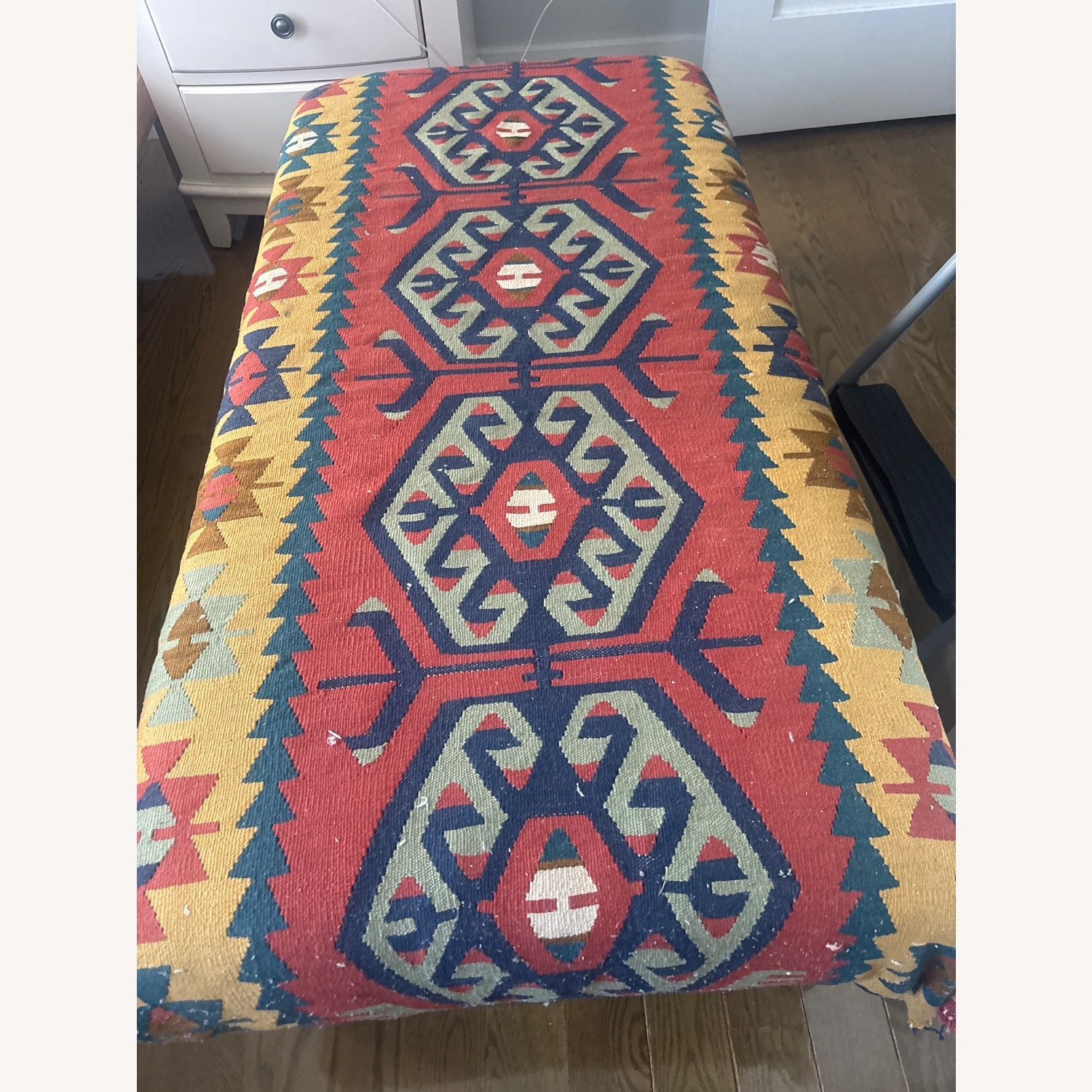 Vintage/Antique Fabric Loveseat - image-6