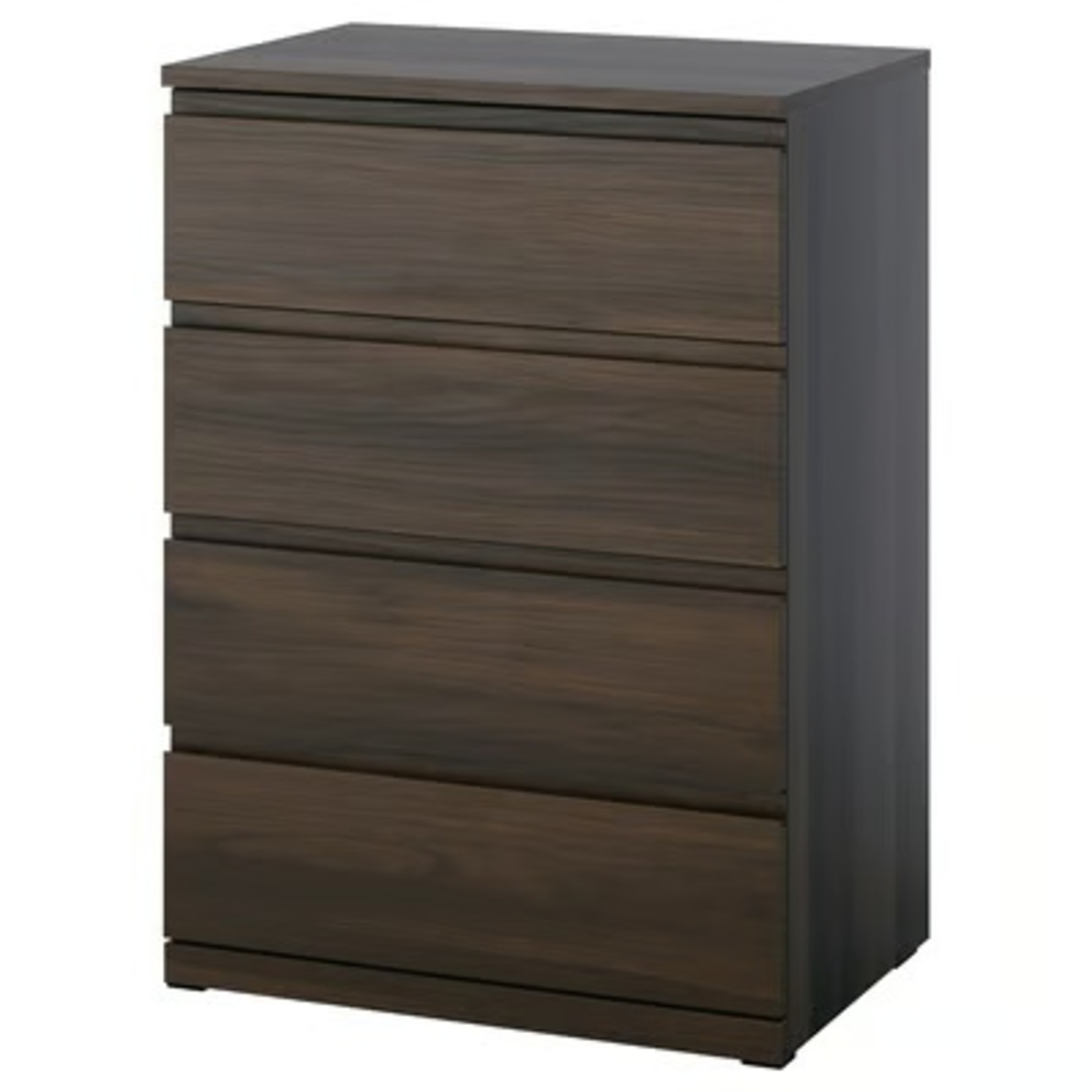 IKEA 4-Drawer Dresser Dark Brown - image-6