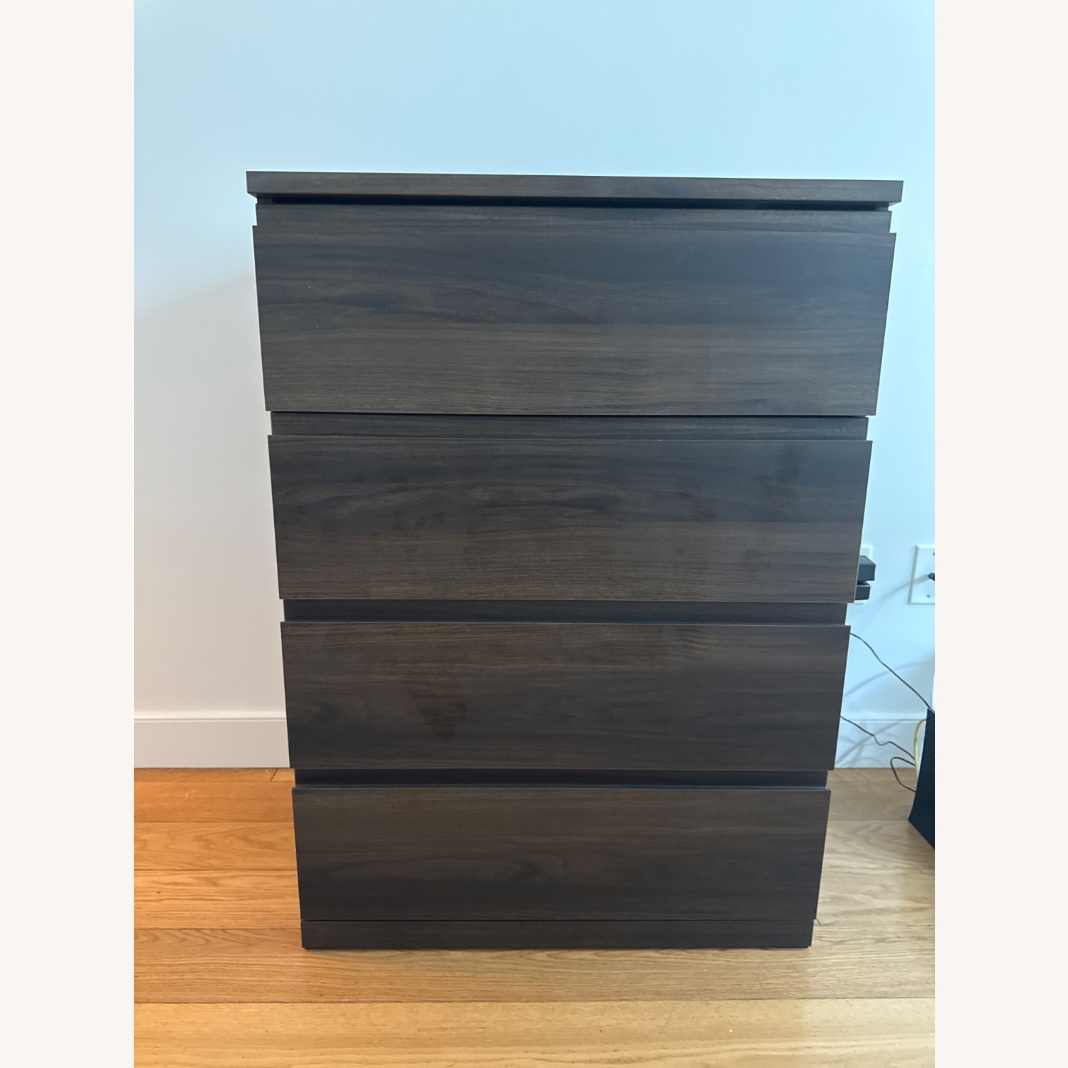 IKEA 4-Drawer Dresser Dark Brown - image-5