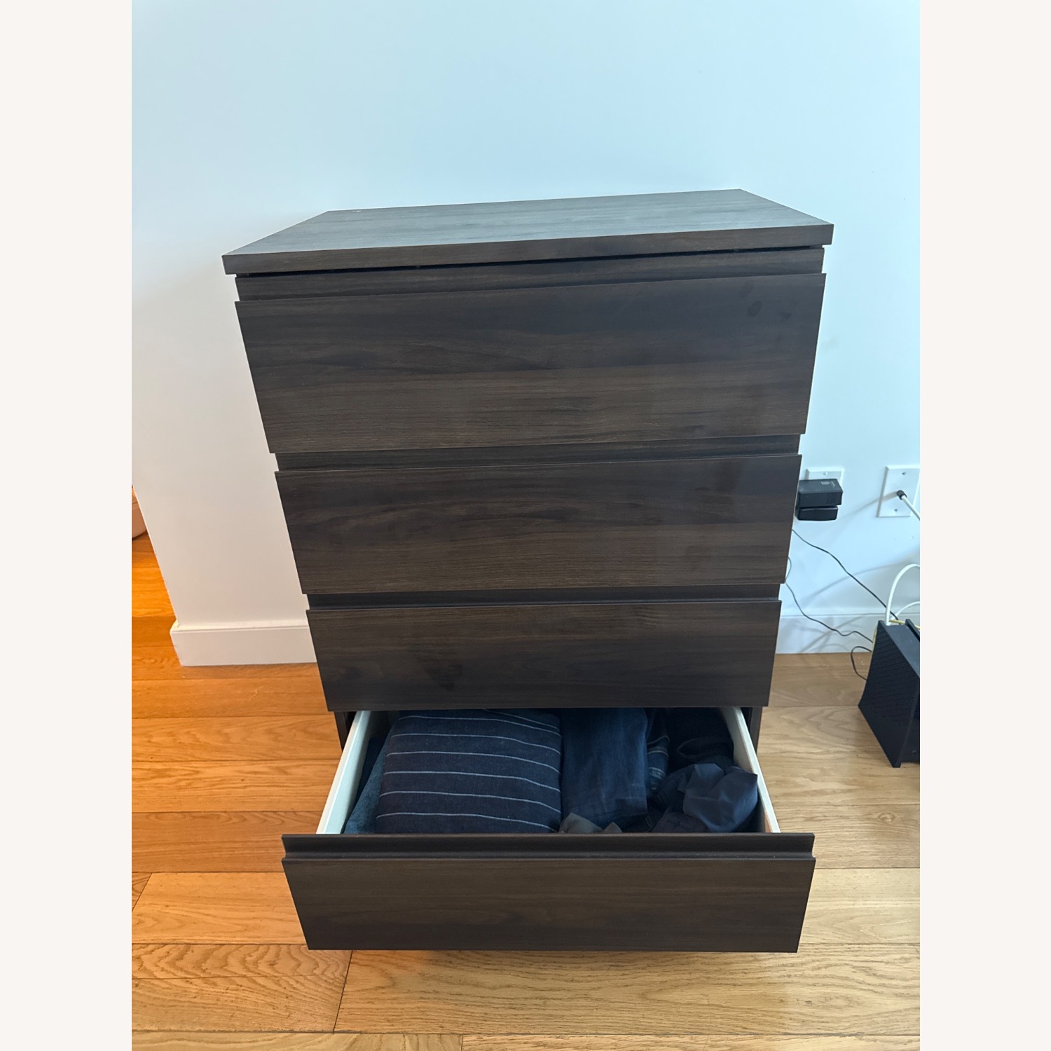 IKEA 4-Drawer Dresser Dark Brown - image-4
