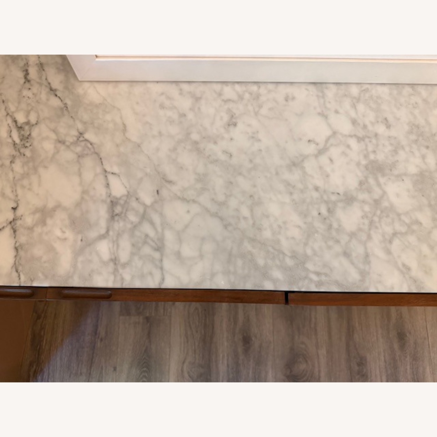 CB2 Dark Brown Marble Media Storage - image-5