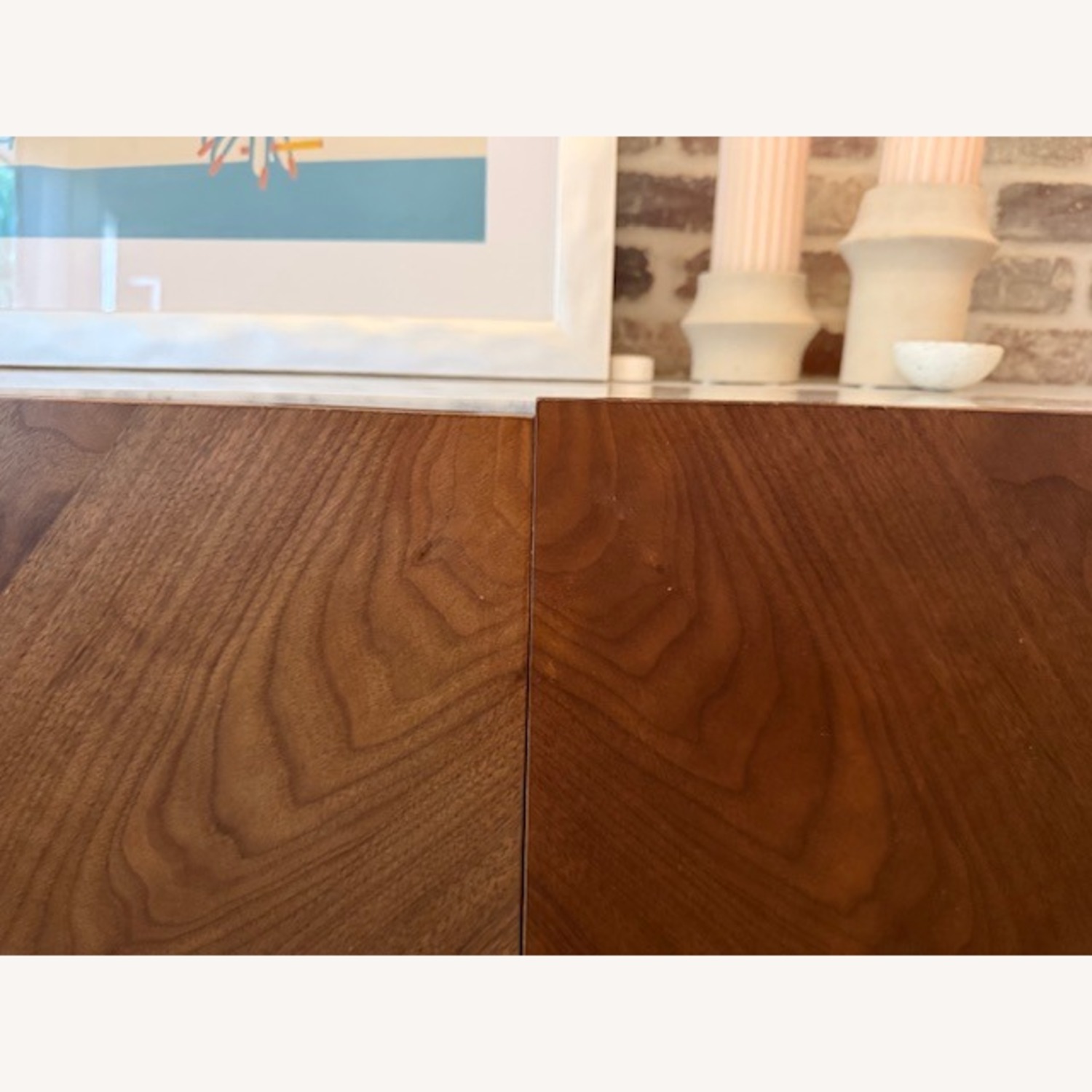 CB2 Dark Brown Marble Media Storage - image-4