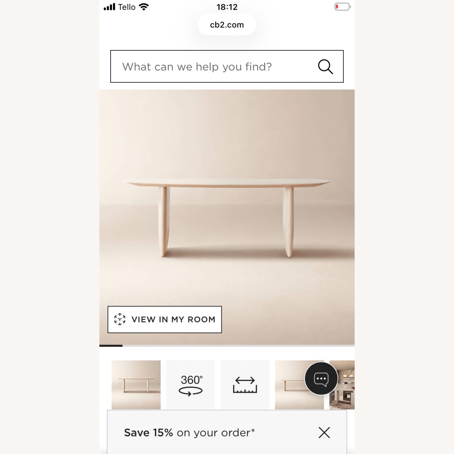 CB2 Dining Table - image-4