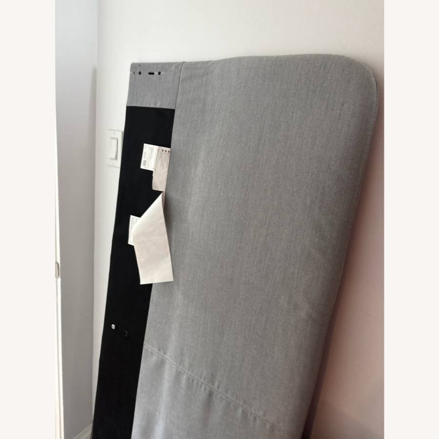 IKEA Slattum Light Gray Queen Bed - image-2