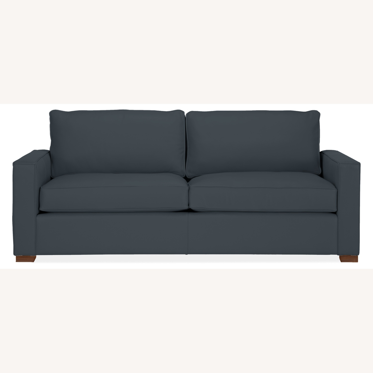 Room & Board York Collection Blue Fabric Loveseat - image-5