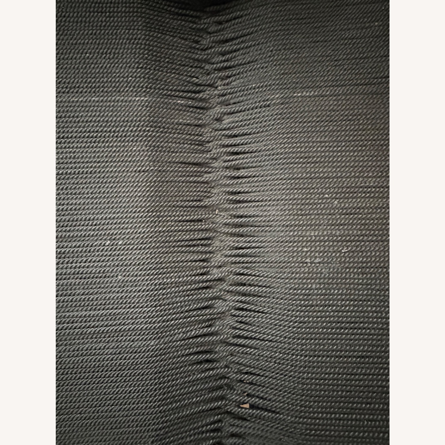 Wrap Wood and Rope Dark Brown Wood Bench - image-5