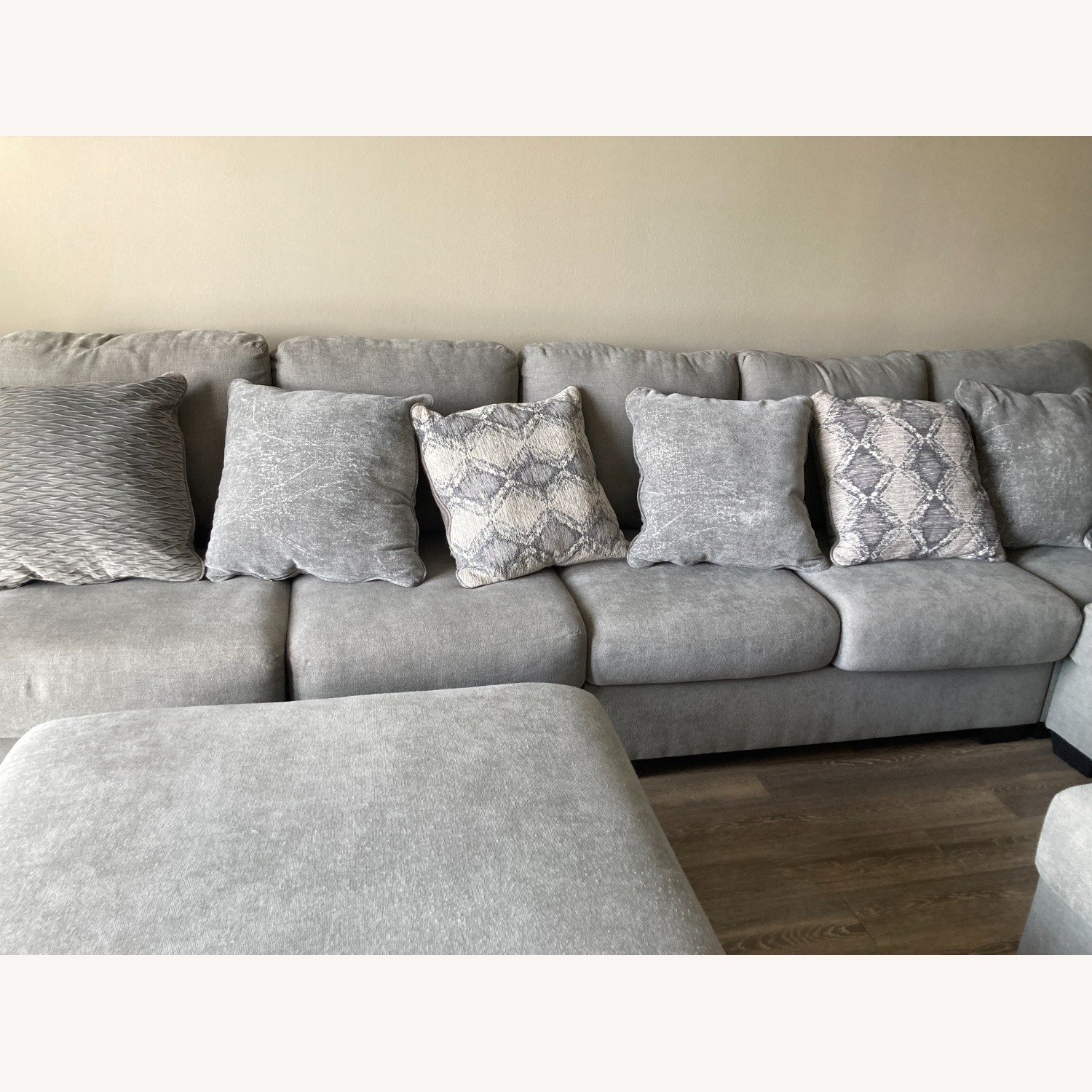 Ashley Furniture Dark Gray 7 Piece Sectional - image-5