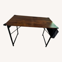 Dark Brown Wood Coffee Table