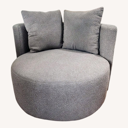 Used At Home Dark Gray Accent Chair for sale on AptDeco