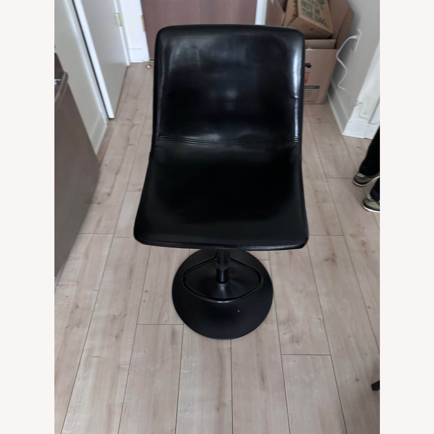 Wayfair Halima Black Faux Leather Stools - image-3
