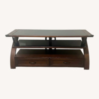 Dark Brown Wood Dresser