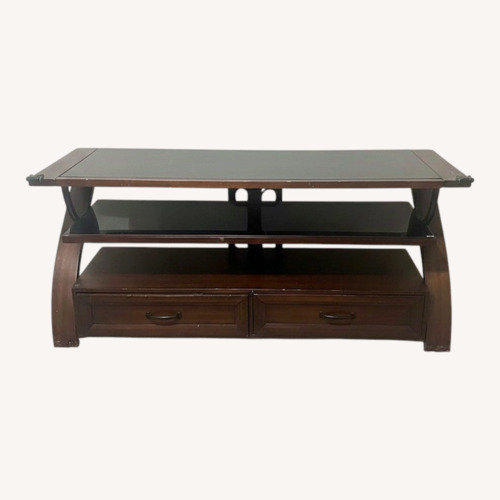 Used Dark Brown Wood Dresser for sale on AptDeco