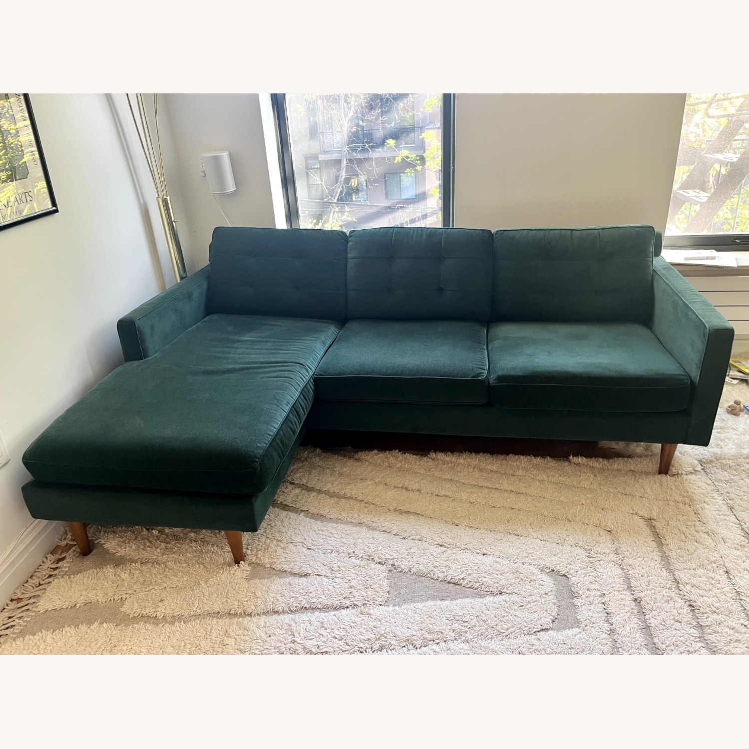 West Elm Drake 2-Piece Reversible Sectional - image-4