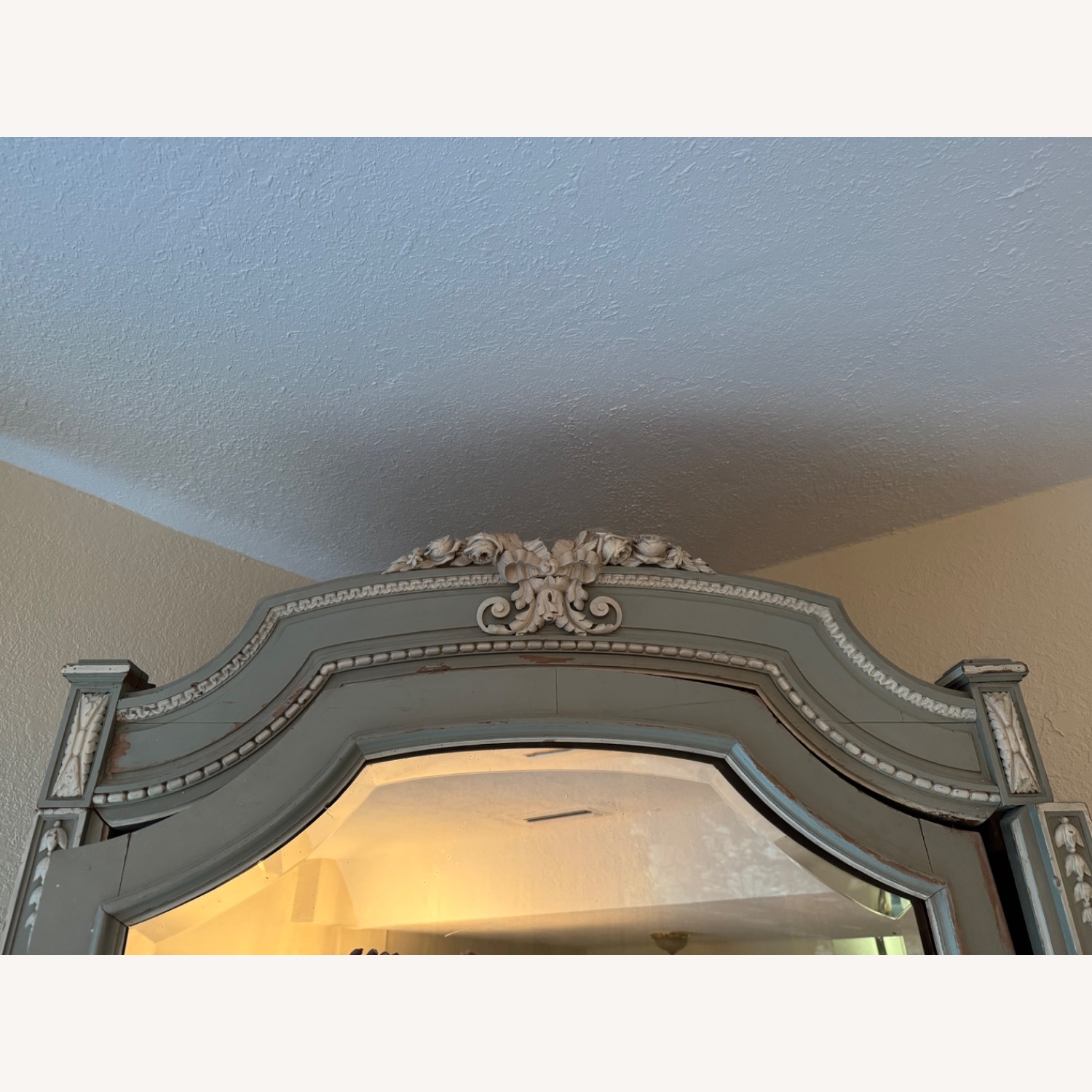 Vintage French Mirrored Armoire - image-3