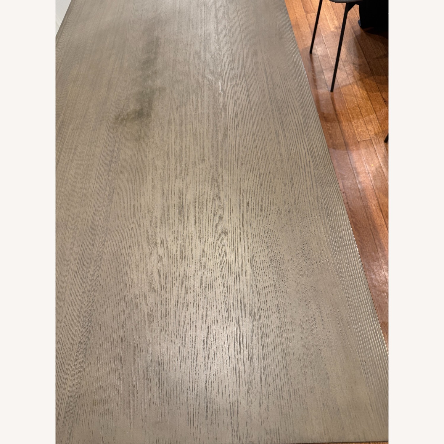 Light Gray Oak Dining Table - image-3
