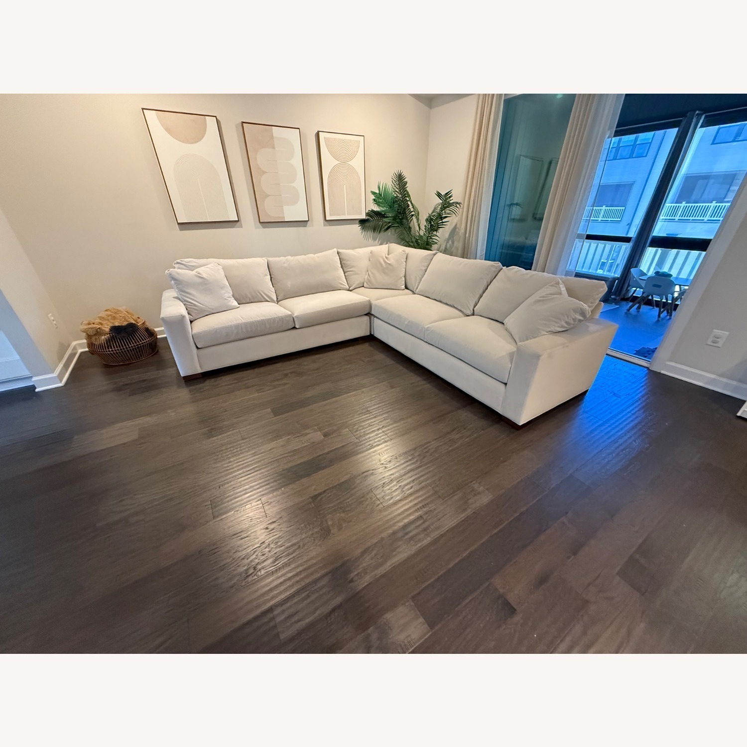 Room & Board Metro Velvet 3+ Piece Sectional - image-8