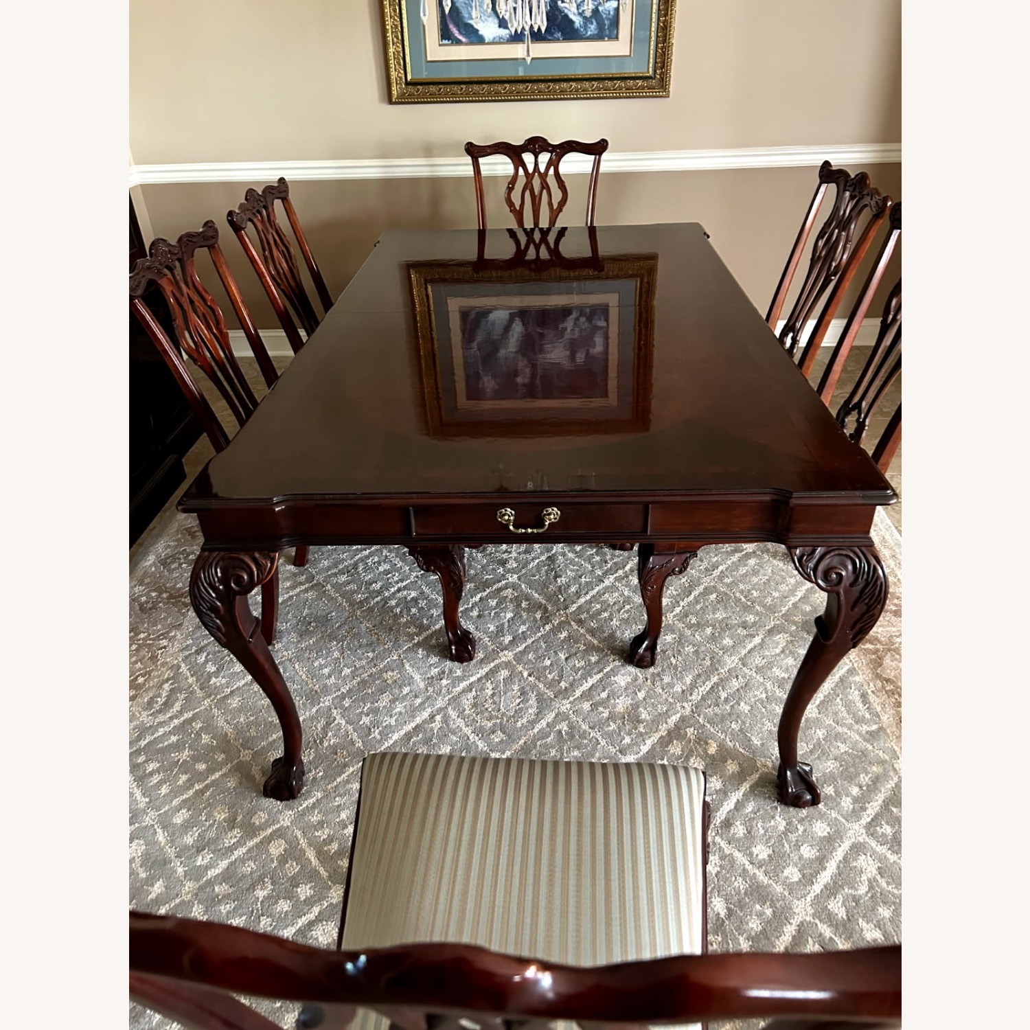 Century Dining Table and 6 Chairs - image-2