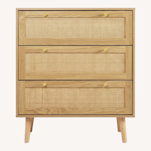 Used Wayfair Bayou Breeze Natural Wood Dresser for sale on AptDeco