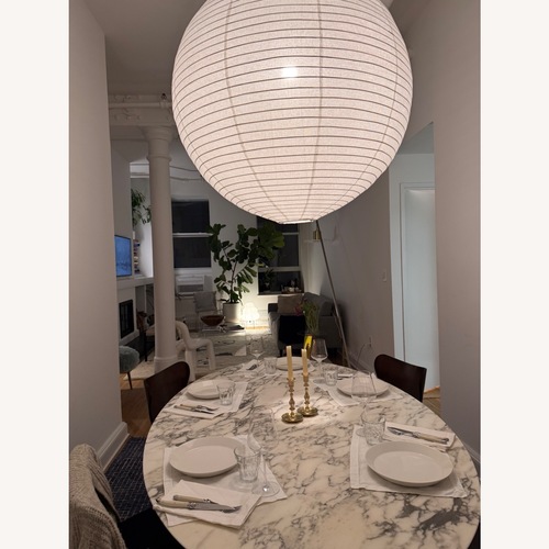 Used Eero Saarinen White Marble Dining Table for sale on AptDeco
