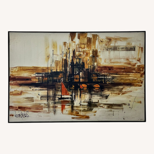 Used Lee Reynolds Original Mid Century Painting  for sale on AptDeco