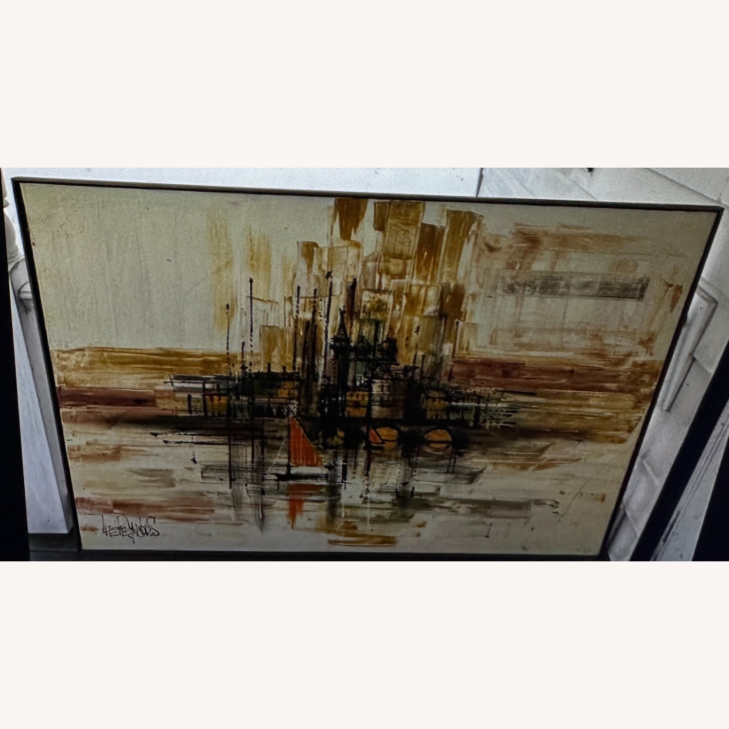 Lee Reynolds Original Mid Century Painting  - image-1