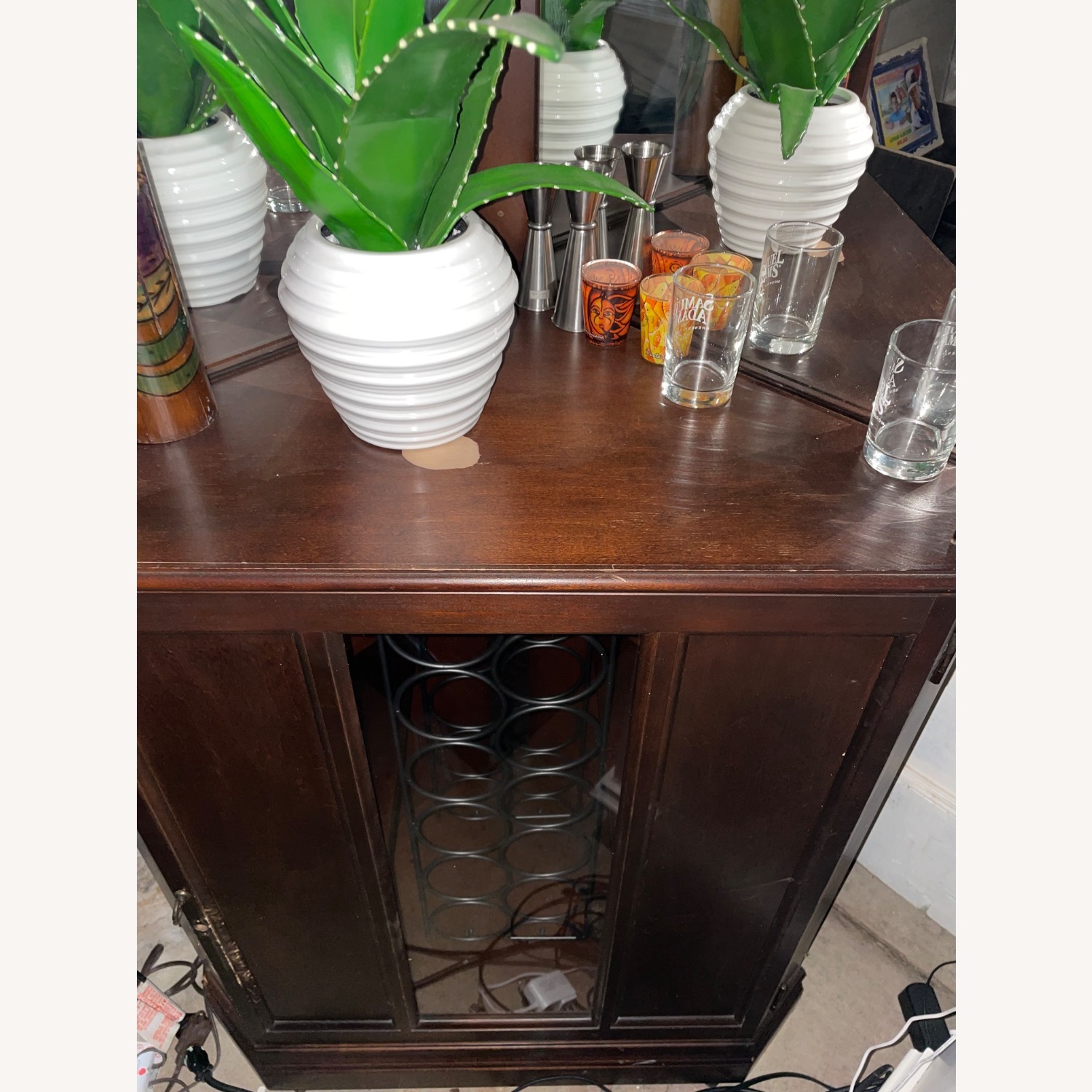 Howard Miller Hardwood Bar/Wine Cabinet - image-2