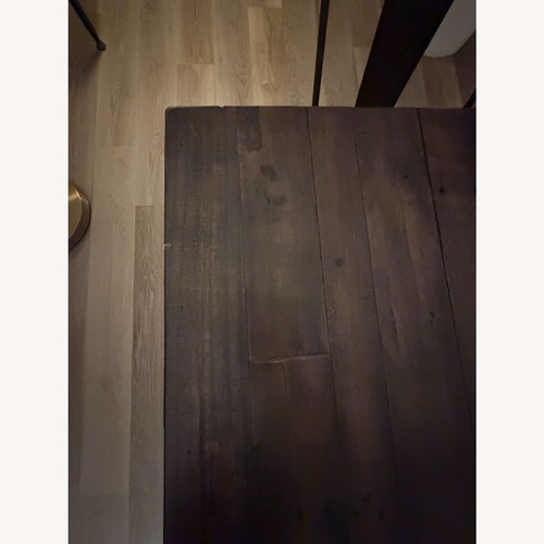 Used West Elm Emerson Dark Gray Wood Dining Table for sale on AptDeco