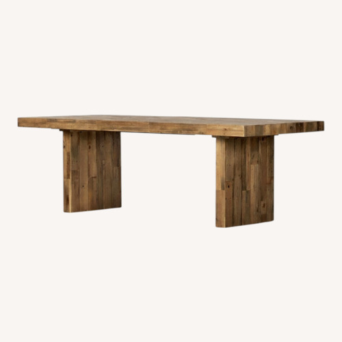 Used West Elm Emerson Dark Gray Wood Dining Table for sale on AptDeco