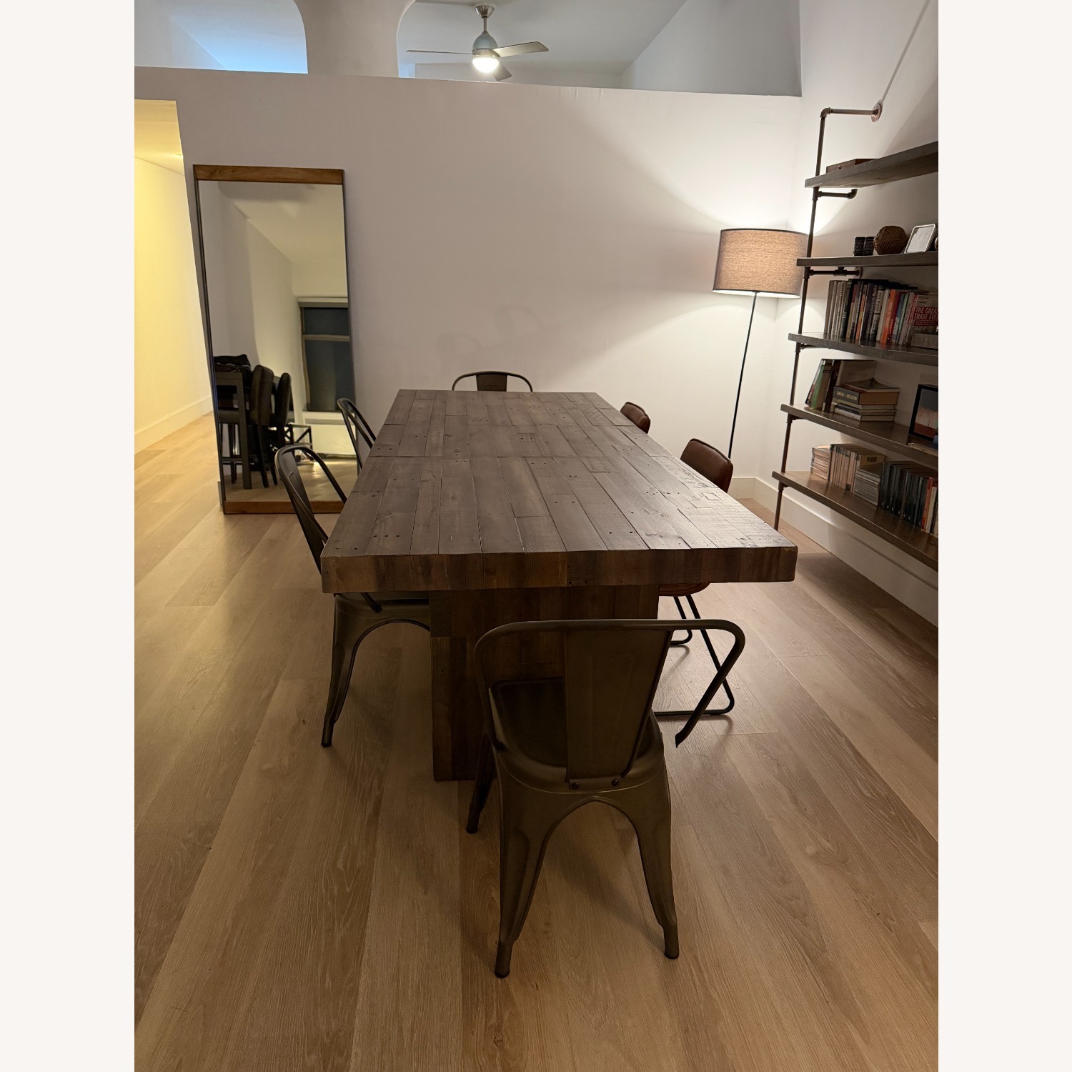 West Elm Emerson Dark Gray Wood Dining Table - image-2