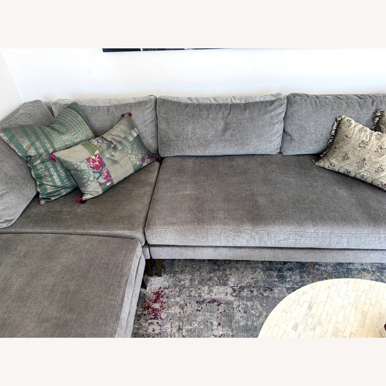 West Elm Couch - 3-Piece L Sectional - image-4