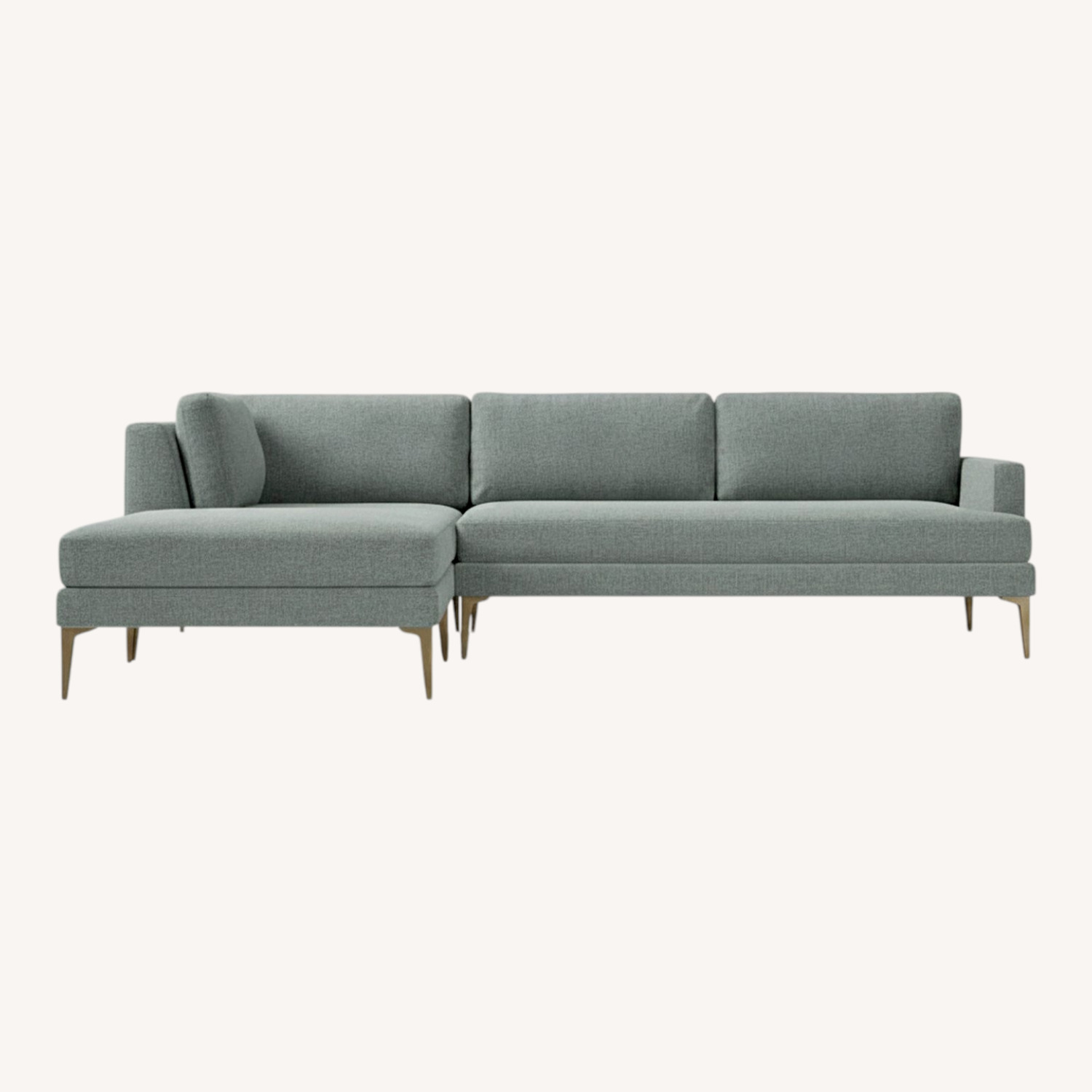 West Elm Couch - 3-Piece L Sectional - image-5
