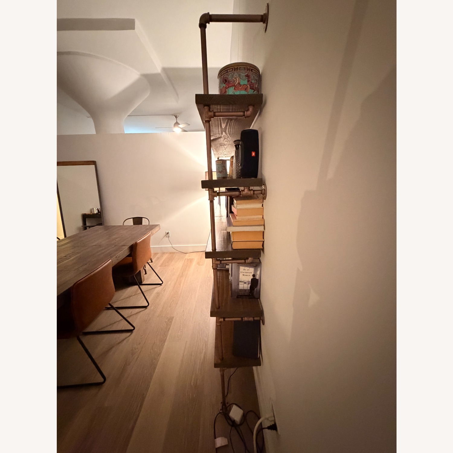 Etsy Dark Brown Wood Wall Shelf - image-2