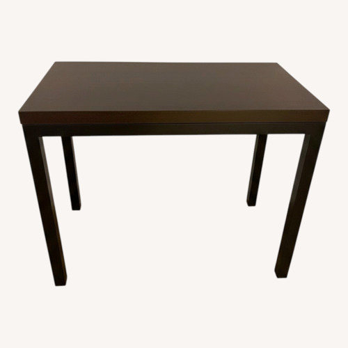 Used Crate & Barrel Brown Wood Dining Table & Chairs for sale on AptDeco