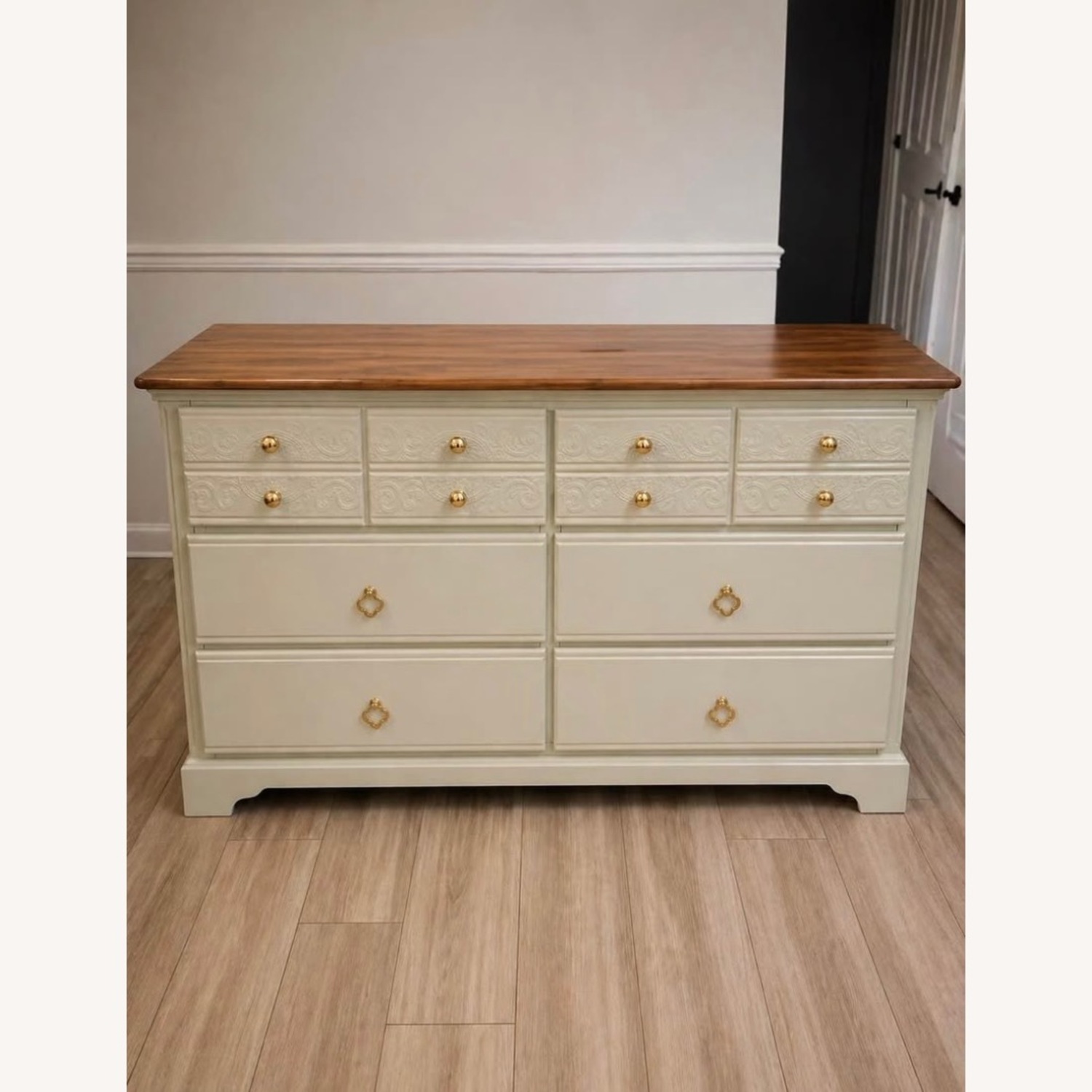 Light Green 6 Drawer Dresser  - image-5