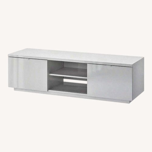 Used IKEA BYÅS White Wood Media Storage for sale on AptDeco