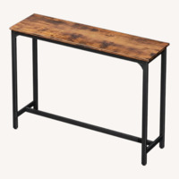 Amazon Dark Brown Bar Table  w/ Stools