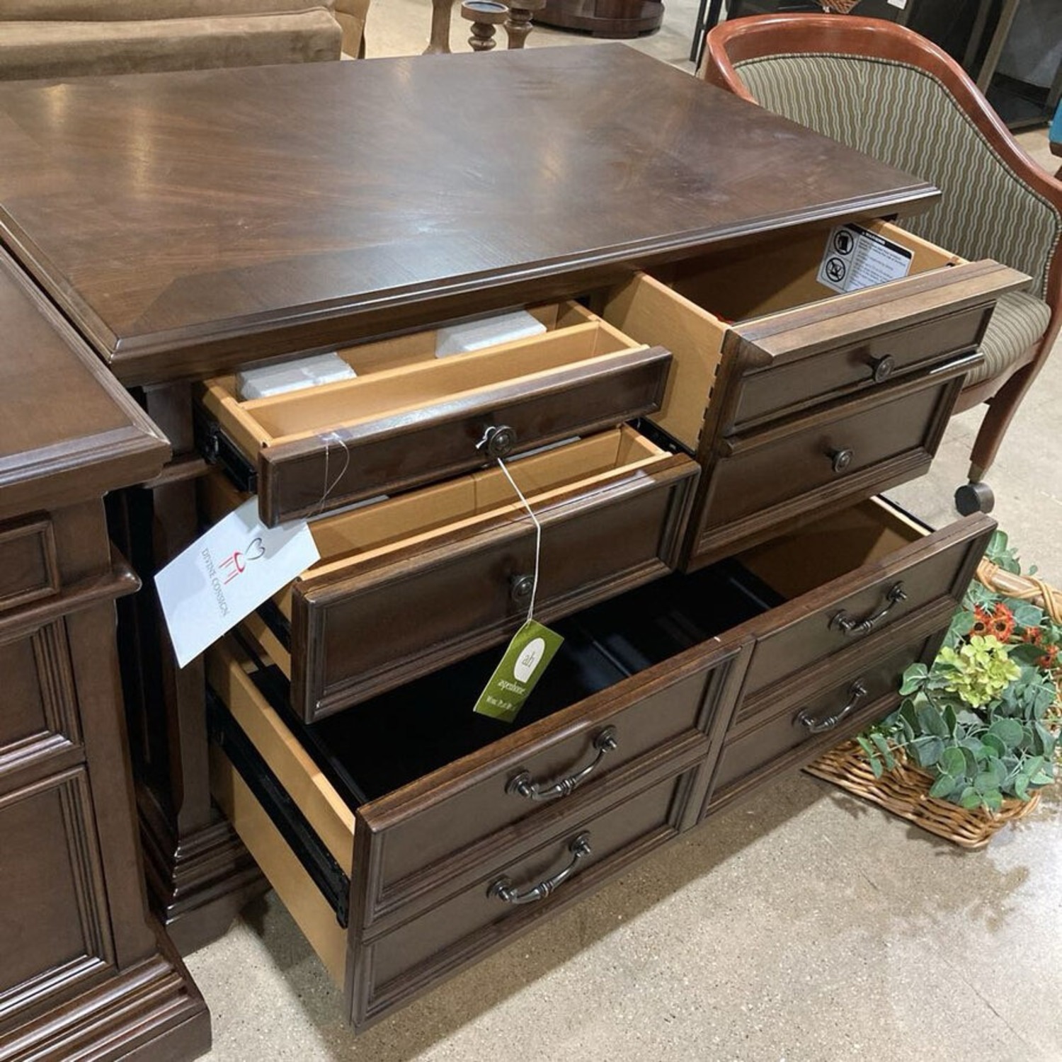 Hawthorne Carmel Brown Combo File Cabinet - image-6