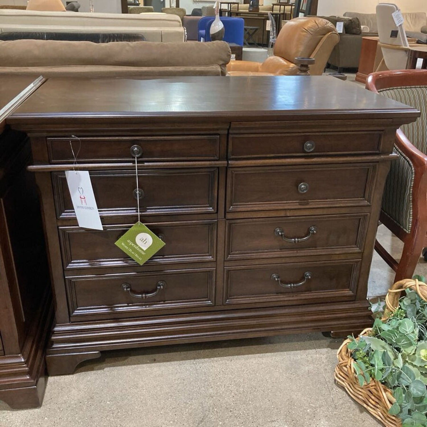 Hawthorne Carmel Brown Combo File Cabinet - image-3