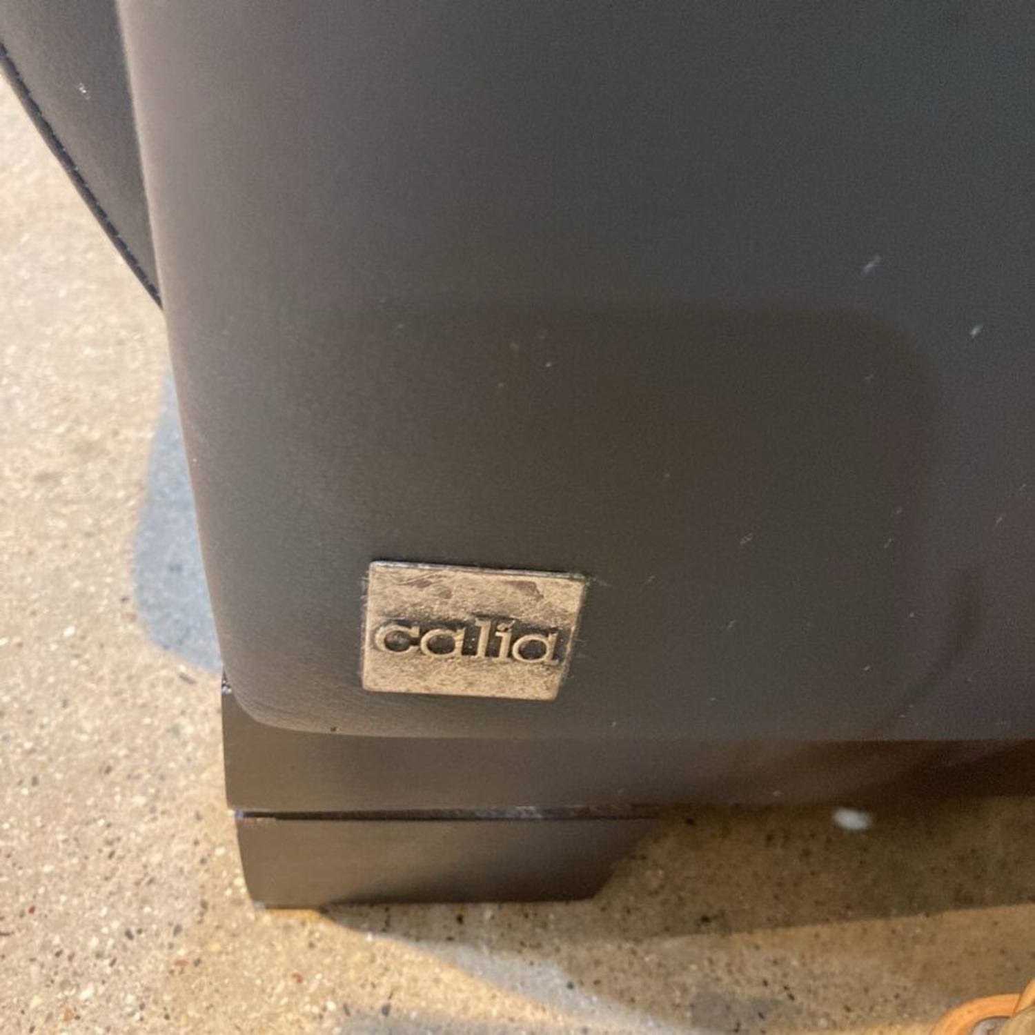 Calia Italia Italian Art Deco Leather Sofa - image-10