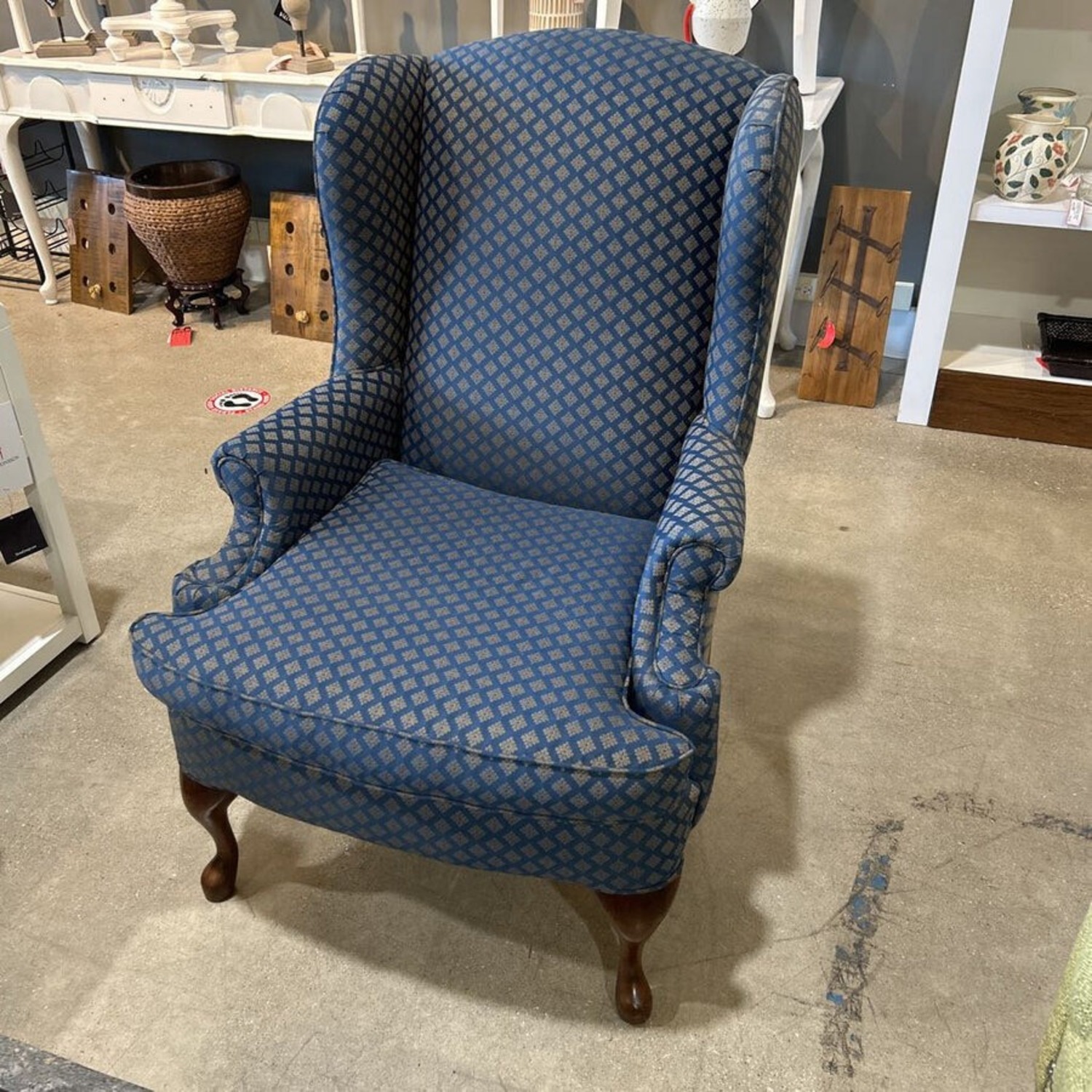 Bassett Upholstered Patterned Accent Chair - image-1