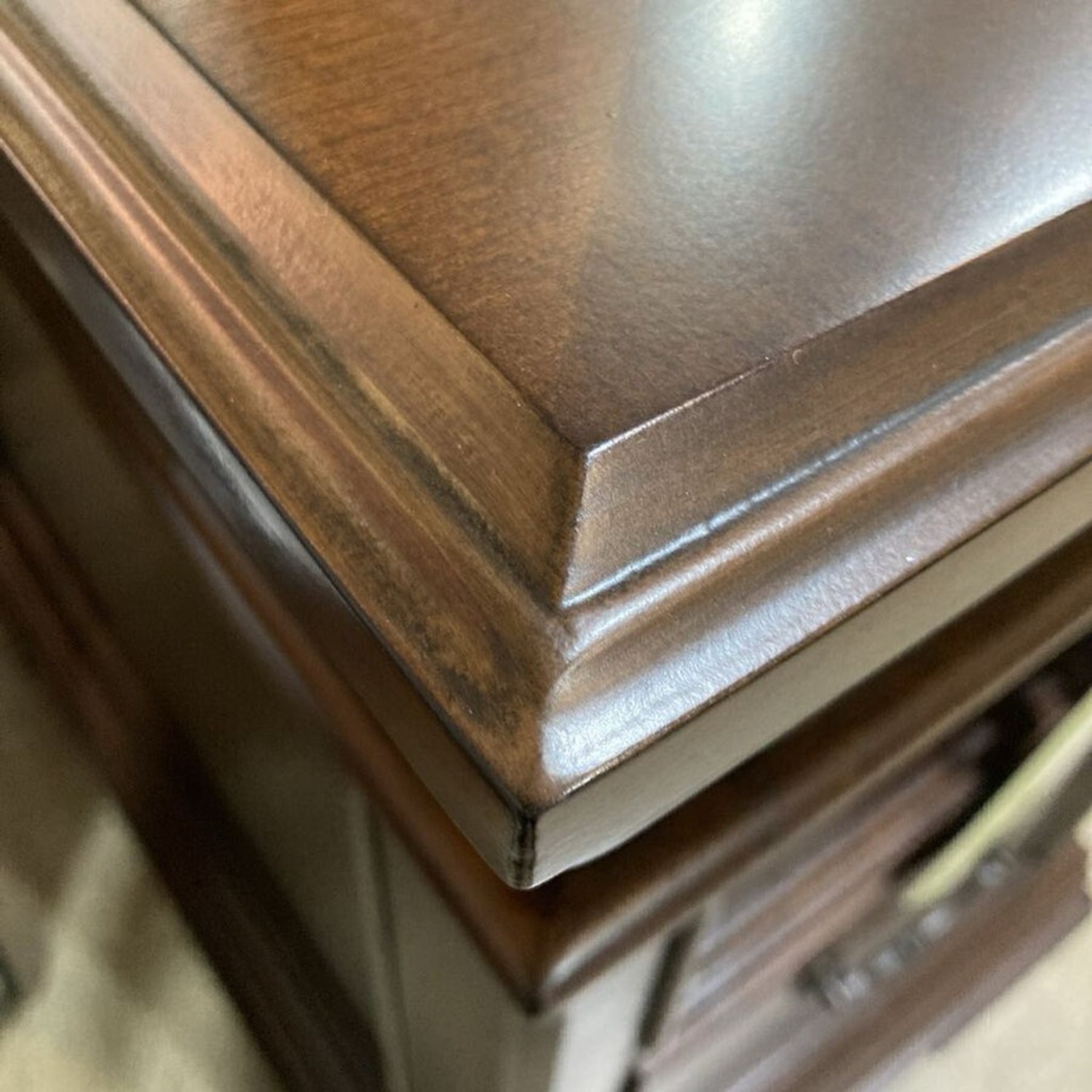 Hawthorne Carmel Brown Curved Executive Desk - image-9