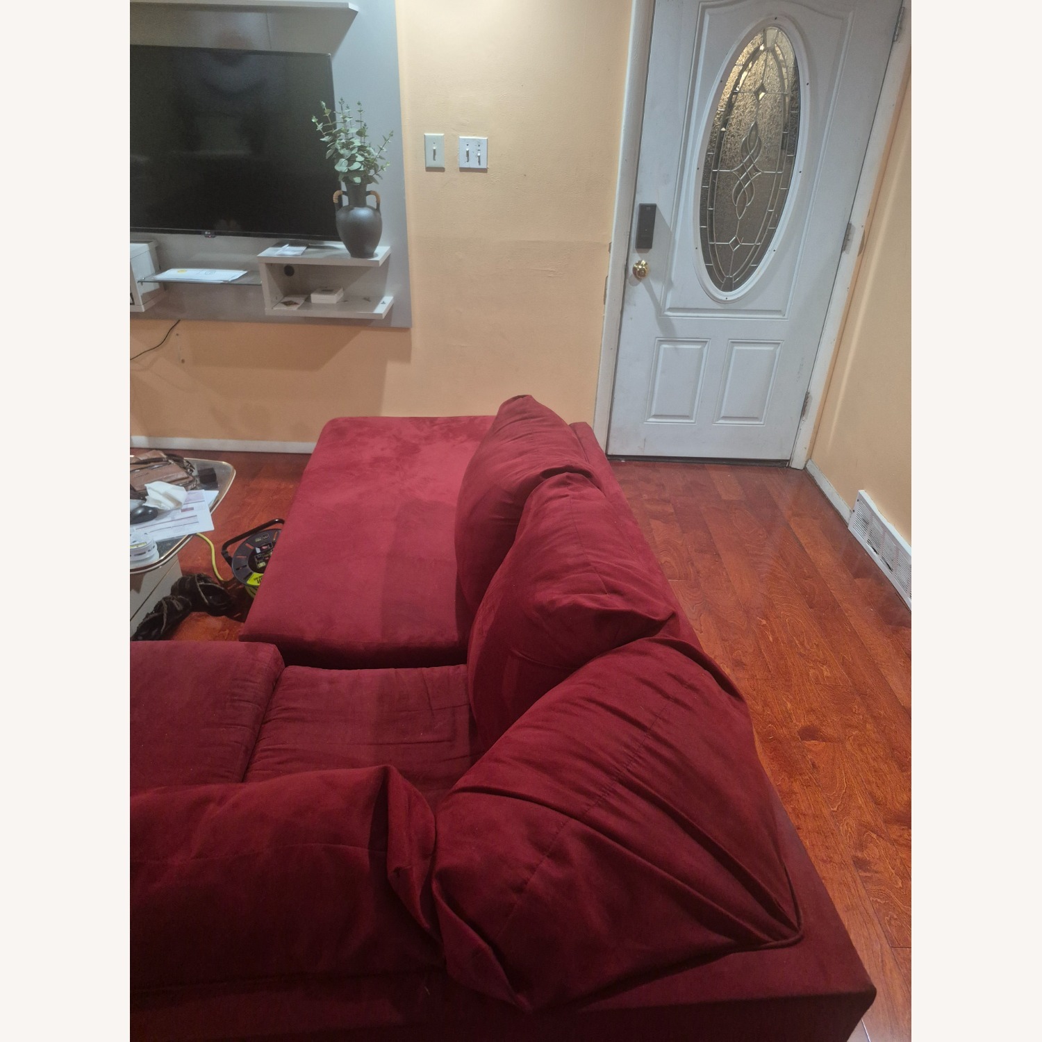 Red 2 Piece Sectional - image-6