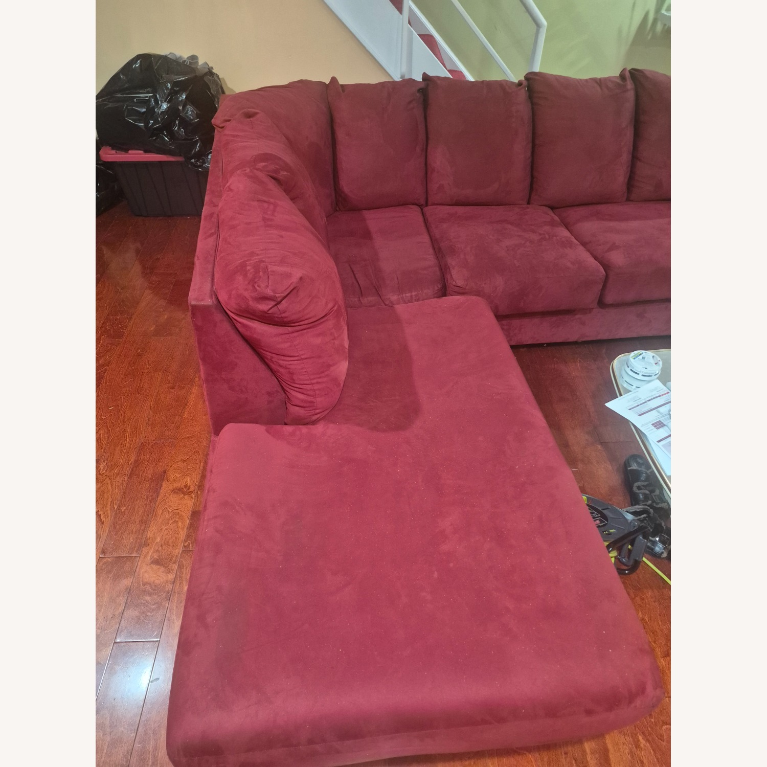Red 2 Piece Sectional - image-5