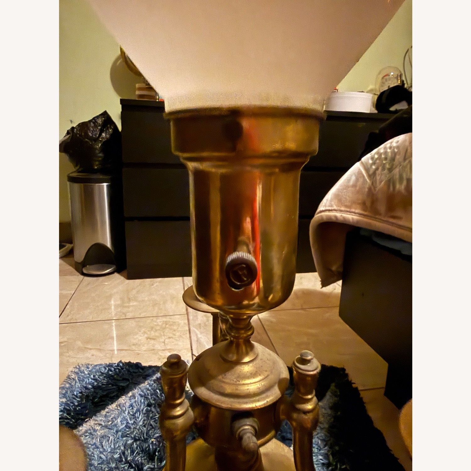 Antique Copper Lamp - image-1