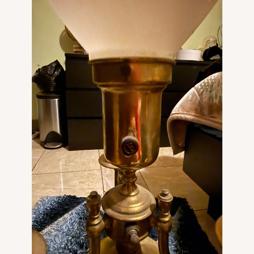 Used Antique Copper Lamp for sale on AptDeco