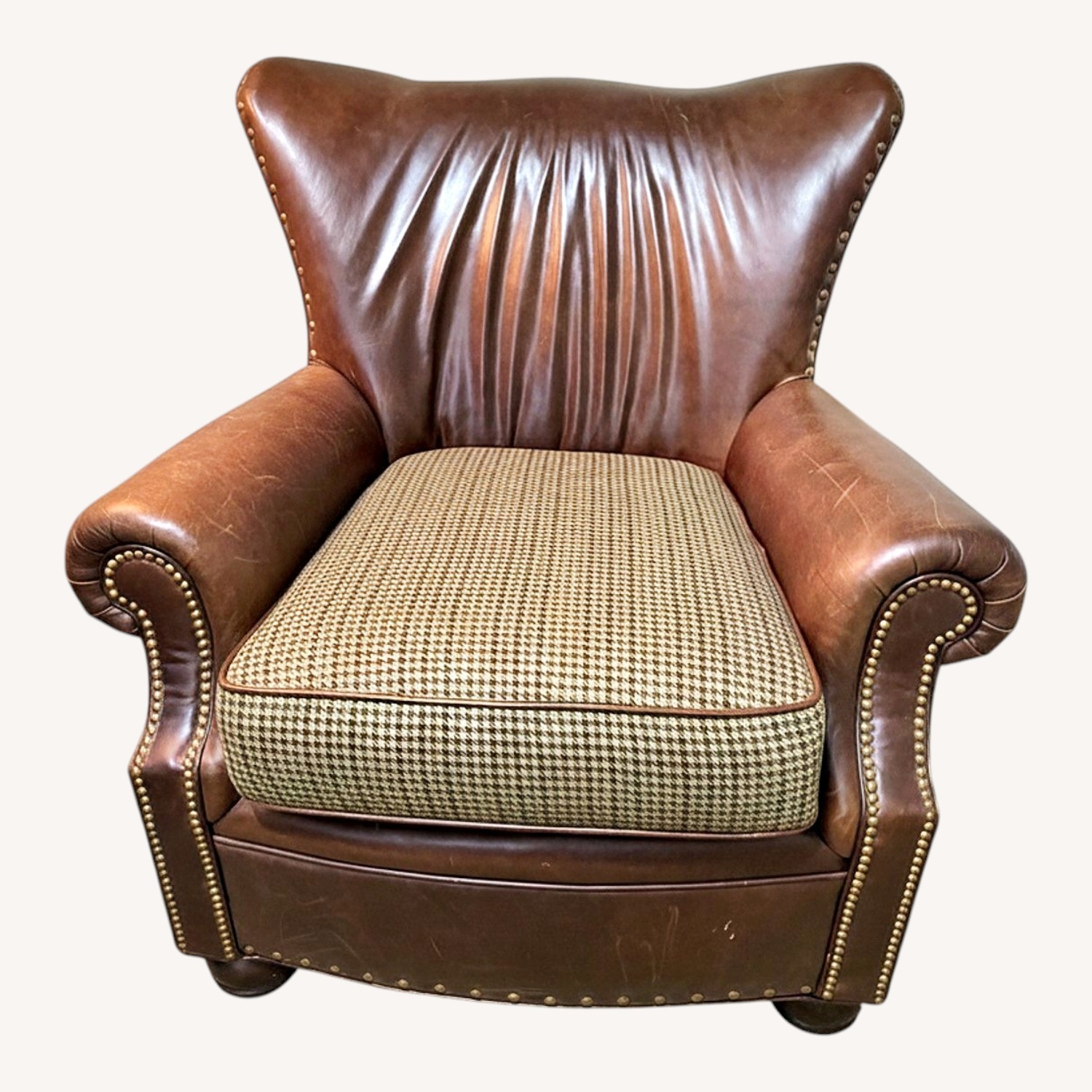Ralph Lauren Dark Brown Leather Armchair - image-2