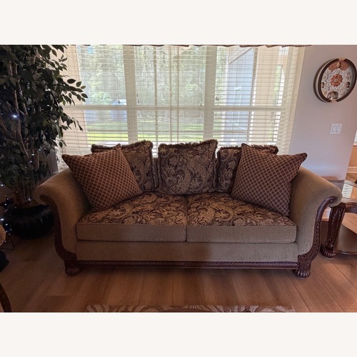 Used Brookshire Sofa with Pillows for sale on AptDeco