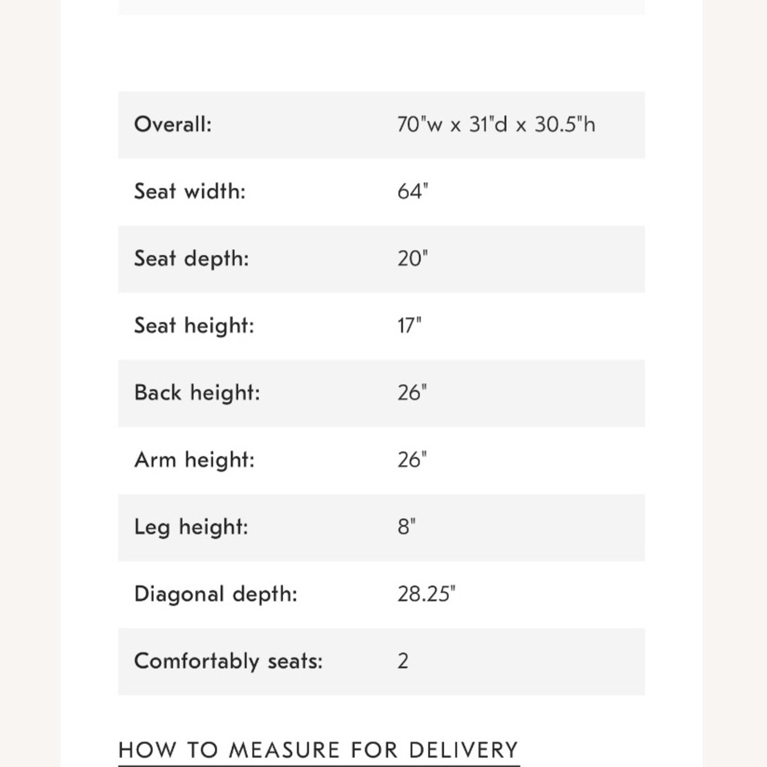 West Elm Auburn Couch - image-4